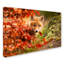 Art mural sur toile tendue - "Fox" par Robert Adamec pour décoration de salon, de chambre à coucher ou de bureau - 12 x 19-22373093