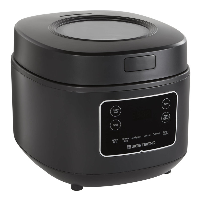 West Bend 12 Cup Multi-Function Rice Cooker, in Black