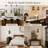 Industrial Black & Gold Pendant Light Fixture