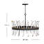 Revel 8 - Light Unique Wagon Wheel Chandelier with Crystal Accents-49244217
