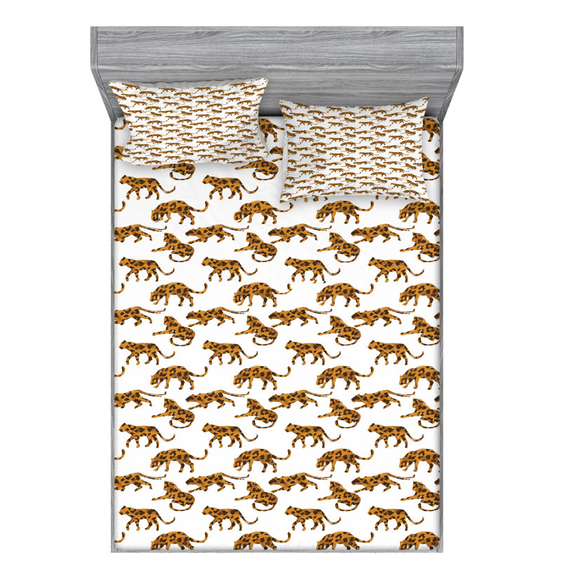 Microfiber Sheet Set, Queen Sheet Set + Fitted Sheet + 2 Pillowcases