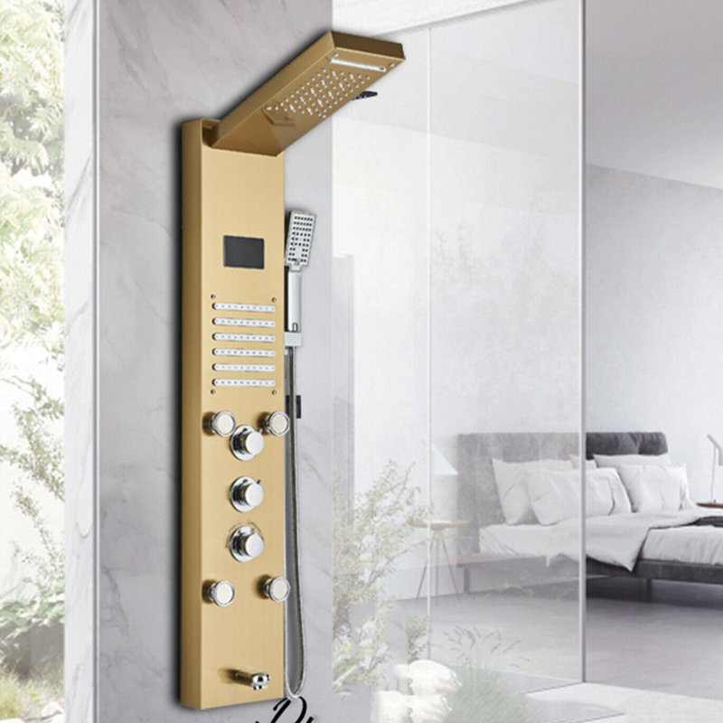 45'' Shower Panel with Fixed Shower Head