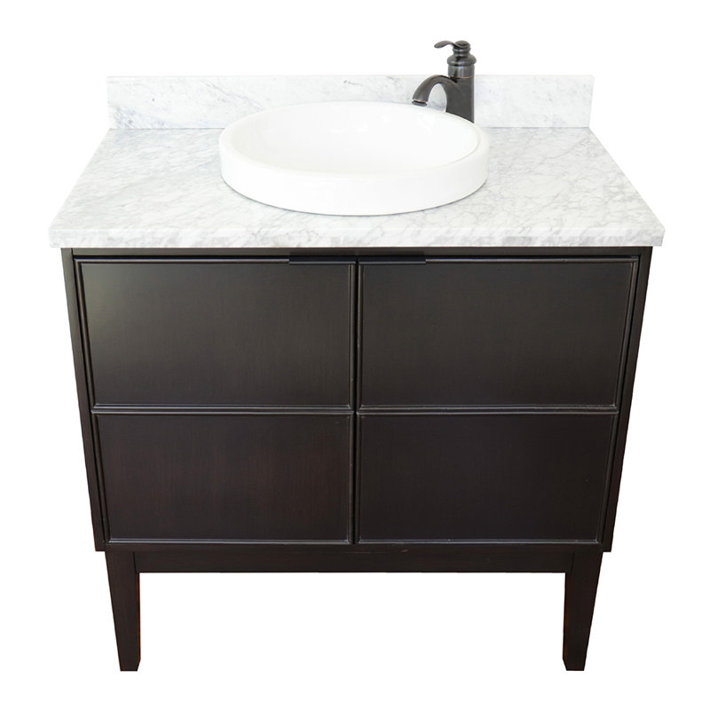 Ensemble de meuble-lavabo simple 37 po Espalda