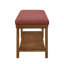 Banc de rangement rembourré en lin l 43 po-131262493