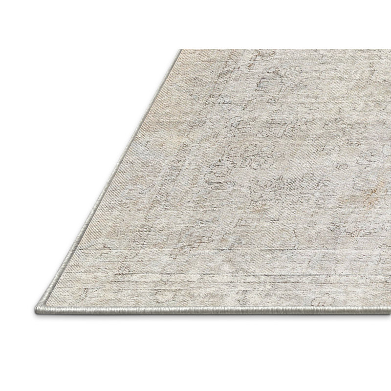 Timeo Performance Oriental Indoor Rug, Rectangle 7' x 10'