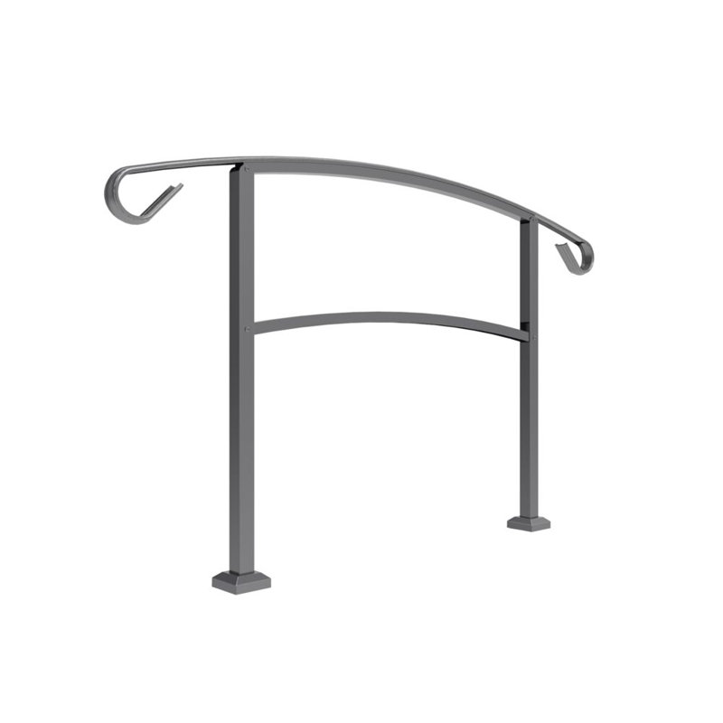 Aged Bronze 37.2" Metal Porch Handrail System