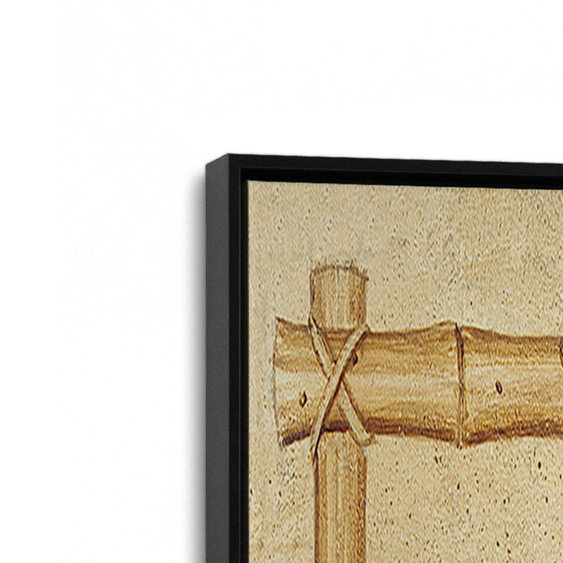 Impression sur toile Tiki Bar par David Carter Brown, H 20 po x l 20 po, Noir, Cadre flottant