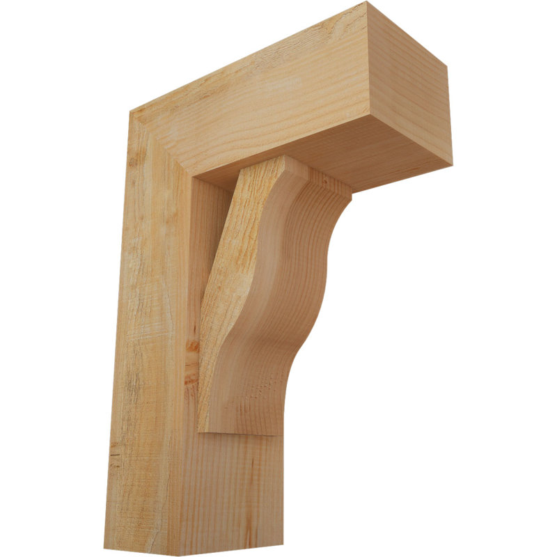 Support Funston Block avec support décalé, 26 x 18, Sapin Douglas de l 8 po (scié brut)