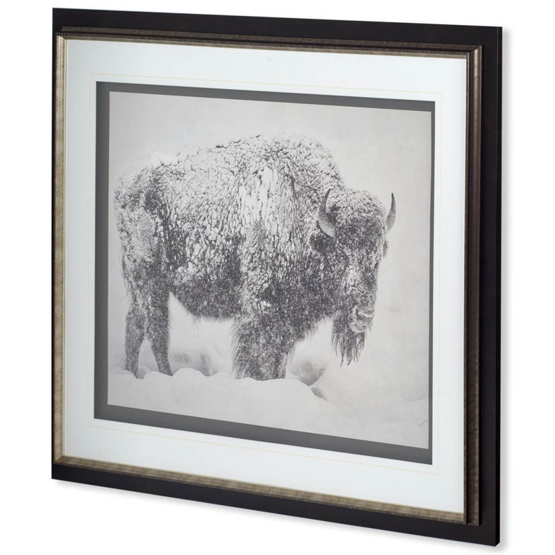 In The Storm by WINK GAINES a Hand Embelished Textured Framed Art Photograph Matted under Glass