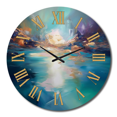 Horloge murale Lake Lake Serenity