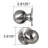 Ball Polished Brass Dummy Door Knob-7224952