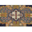 Tapis de couloir oriental bleu 3x8