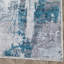 Tapis bleu abstrait en chenille tissé à la machine Penstarre-1767716120
