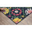Tapis d'intérieur / extérieur bleu marine / multicolore Sherley-704865283