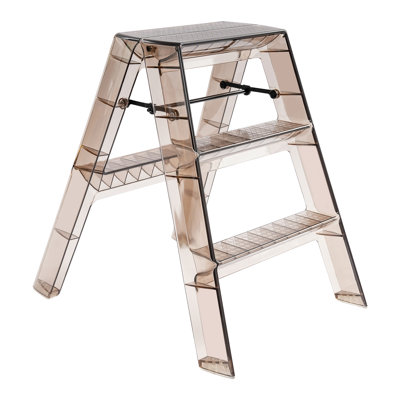 3-Step Ladder, Folding Ladder, Portable Stepladder