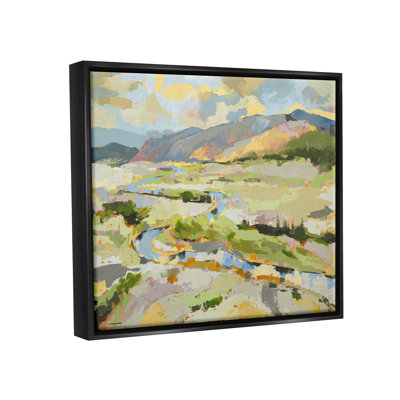 «Lush Green Mountain Landscape», art mural sur toile flottante par Trevor Copenhaver