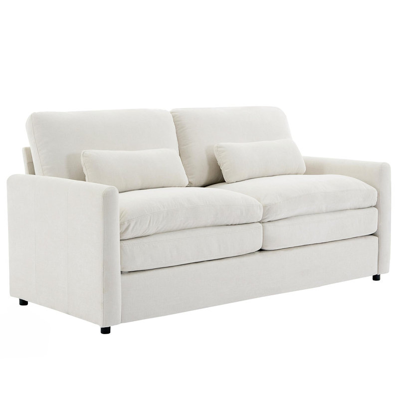 68,1 po Coussin rembourré Cozy, Beige