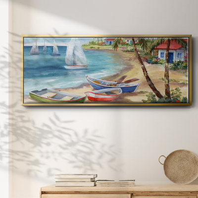 Antiqua Holiday- Framed Canvas