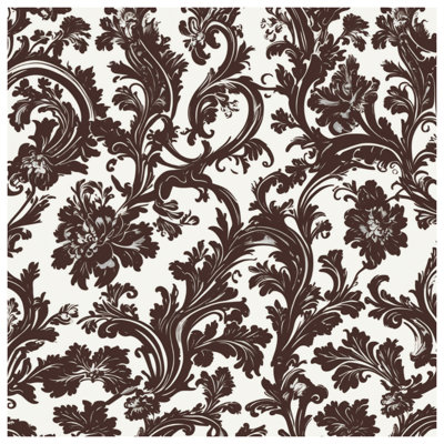 Floral Damask Pattern Blankets
