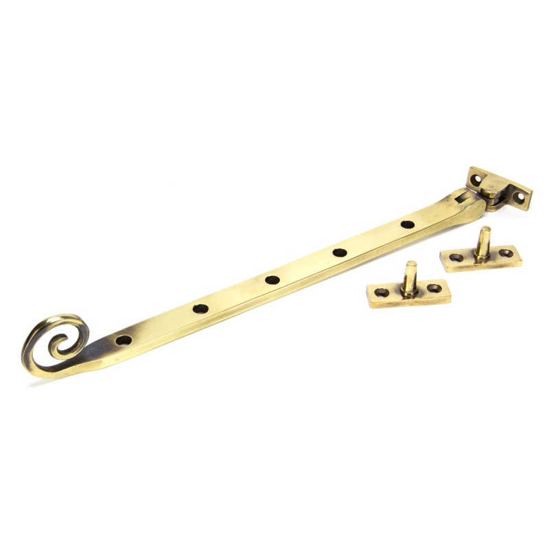 Monkeytail Stay Door Accessory, Aged Brass, 32" W