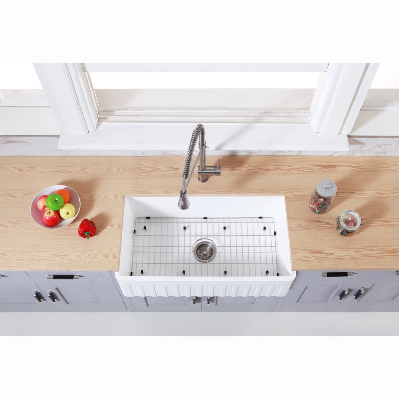 Gourmetier 36" L x 18" W Farmhouse Kitchen Sink