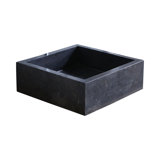 Slats Gray Marble Bathroom Sink