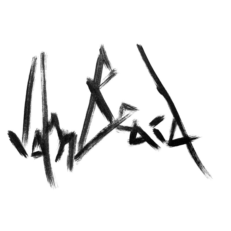 White and Gray Abstract Artist Enhanced Canvas Print, 20" x 20"