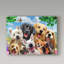Wrapped Canvas Wall Art - Howard Robinson 'Happy Dogs' Wall Art for Living Room, Bedroom, or Office Décor - 18x24-26856608