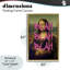 Cadre flottant Graffiti sur Mona Lisa, design par Masters Redux-187702666-187702678