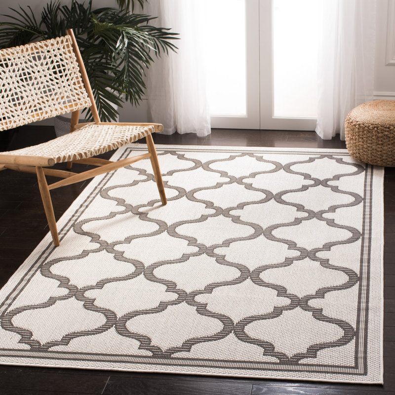 Murielle Performance Machine Washable Geometric Indoor/Outdoor Area Rug, Rectangle 9' x 12'