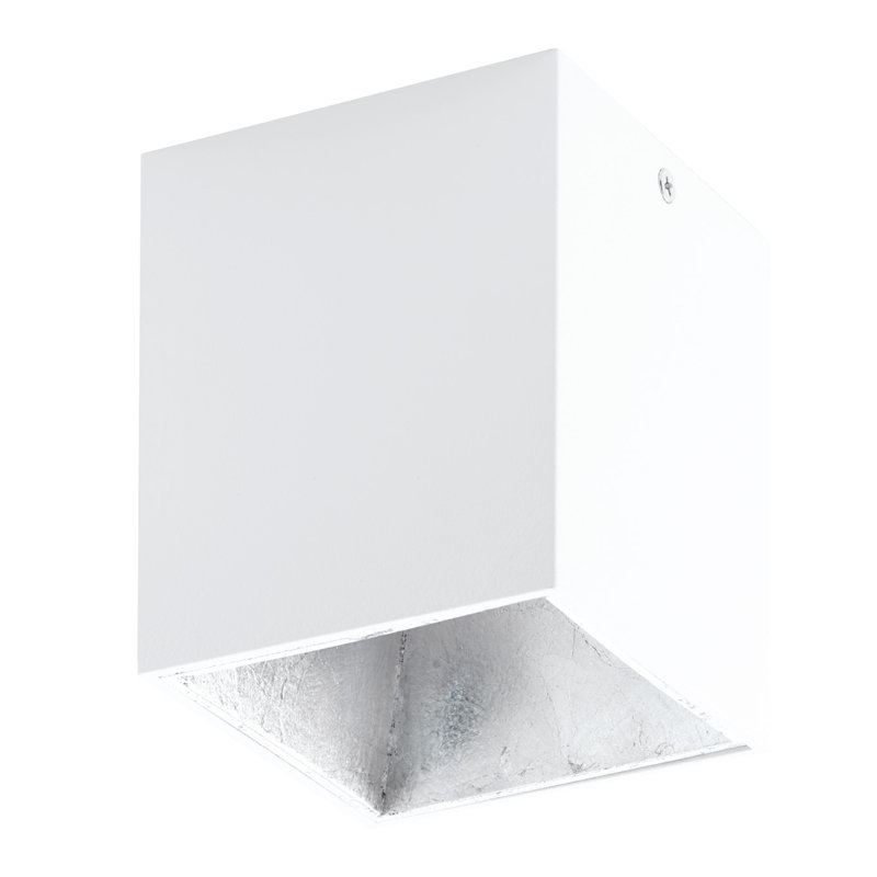 Inri LED Flush Mount, White/Silver
