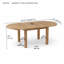 Bahama Outdoor Oval Teak Dining Table-2065414498