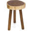 Tabouret d'appoint en bois massif
