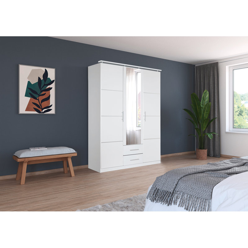 Micro 3 Door Manufactured Wood Wardrobe