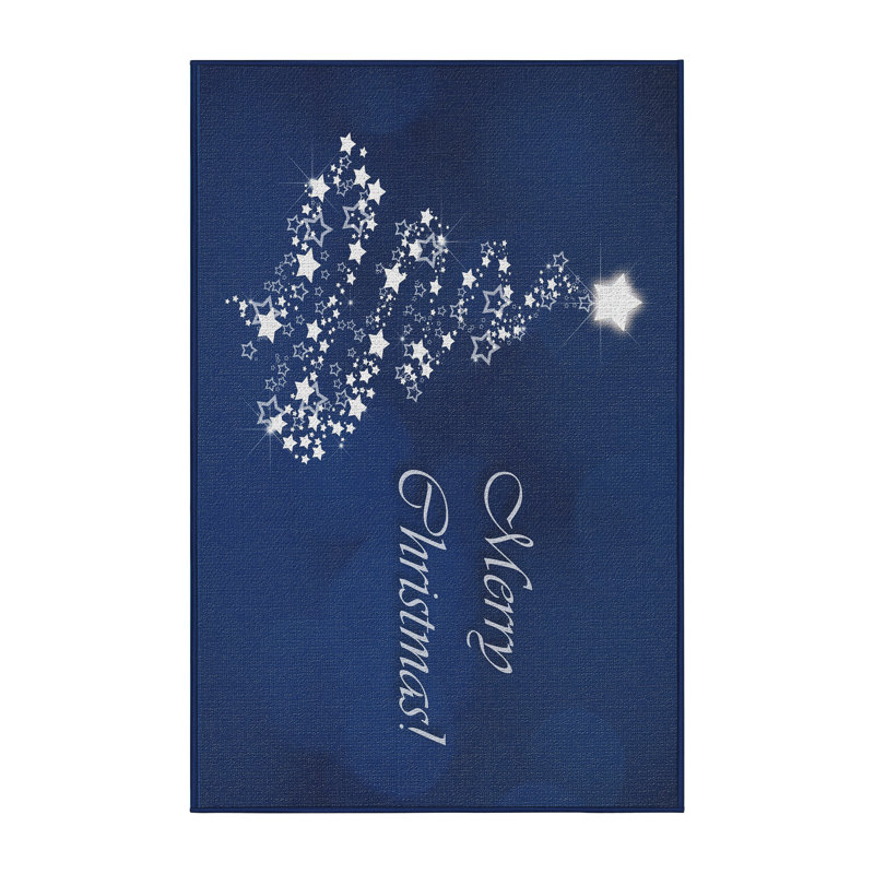 Tapis bleu Christmas, Rectangle 3 pi x 5 pi