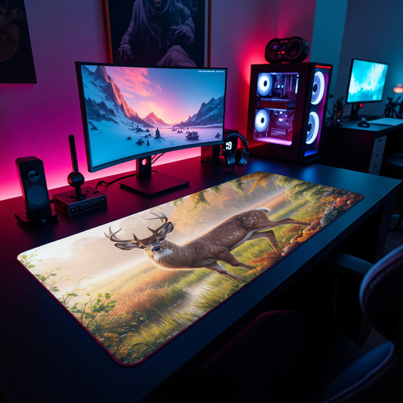 Polyester Desk Pad, 31.5x15.5