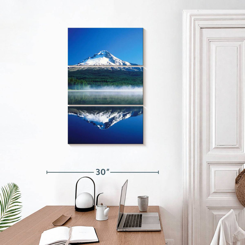 Alvord, Mont Hood dans le lac Trillium, H 32 po x l 20 po
