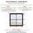 Cordless Faux Wood Blind 18.5"W X 36"L-930962319