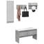 4 Piece Hallway Furniture Set Engineered Wood-393984833