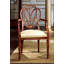 Upholstered Arm Chair in Beige/Brown
