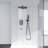 12 Inch Dual Shower Head Wall Mounted Shower System with Rough-In Valve-60193136