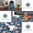 Washable Floral Area Rug - Thin Low Pile Carpet for Living Room, Dining Room, Bedroom, Office - Runner Style, Beige - Durable, Easy Care, Soft Underfoot-263262641-263262642
