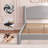 Twin Size Cloud Bed Frame with Round Headboard & Cylindrical Legs