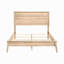 Mobilier de chambre à coucher classique en bois au fini chêne naturel de style classique, style Mid-Century