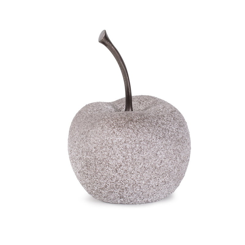 Modern Pomme Sculpture in Polyresin