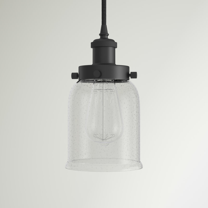 Clara 1 - Light Single Pendant, Seedy, No Bulb Included, Matte Black