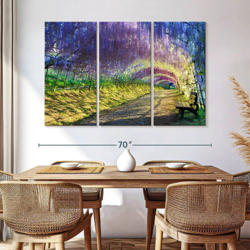 Harnek Lilac Wisteria Tunnel, 42" H x 65" W