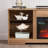 58" LED Electric Fireplace TV Stand with 18" Fireplace Inserts, Entertainment Center for TVs Up to 62", TV Media Console with Power Outlets, Glass Shelves and Storage Cabinet for Living Room-408968824