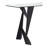 Gerelene Glass Top Metal Base Dining Table