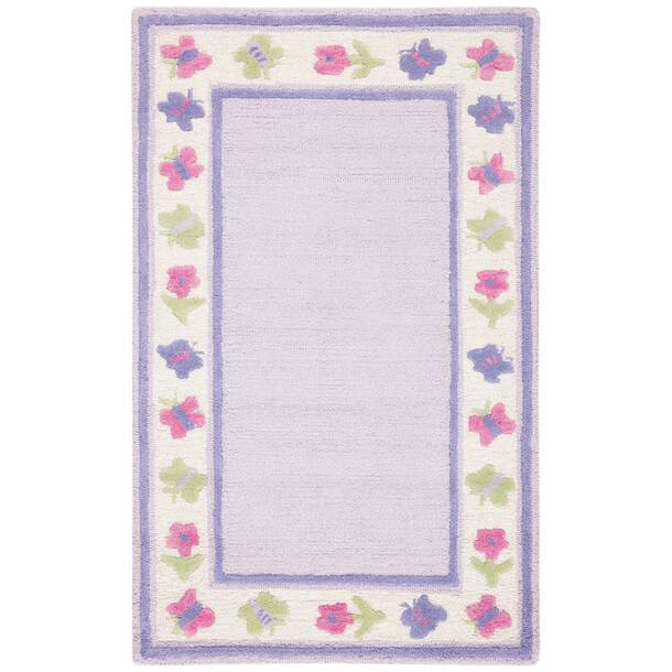 Harriet Bee Claro Handmade Blue Rug & Reviews | Wayfair